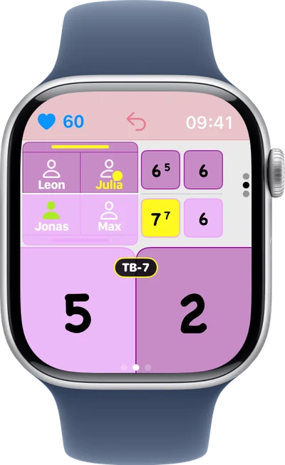 Un tie-break a 7 su Apple Watch